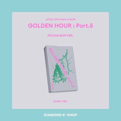 ATEEZ - GOLDEN HOUR: Part.5 (POCAALBUM ver.) + POB Oficial