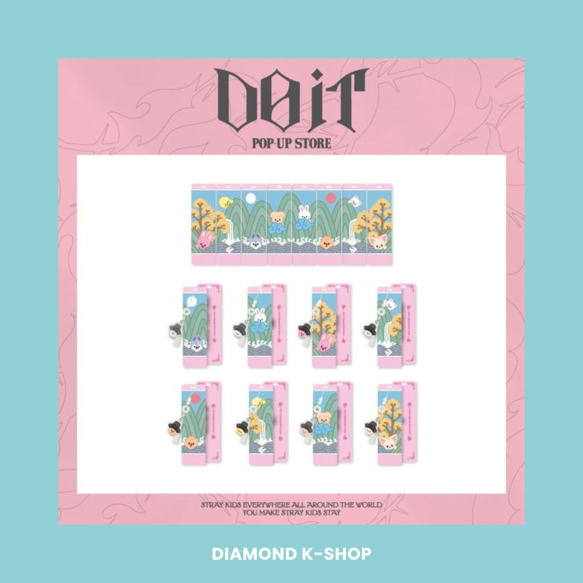 STRAY KIDS - "DO IT" POP-UP: SKZOO BOOKMARK