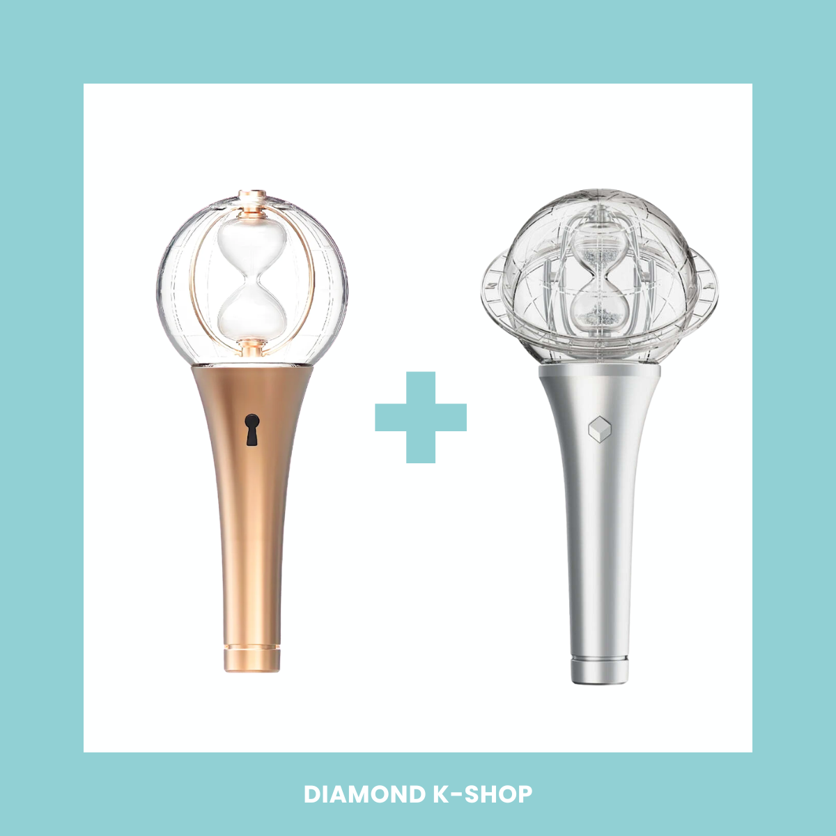 ATEEZ - Official Lightstick (Ver. 3) + ATEEZ - Official Lightstick (Ver. 2)