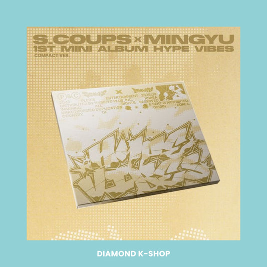 SEVENTEEN: S.COUPS X MINGYU - 'HYPE VIBES' (Compact ver.) + POB Oficial