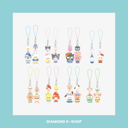 STRAY KIDS - SKZOO X SANRIO CHARACTERS: MINI FIGURE COUPLE KEYRING
