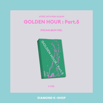 ATEEZ - GOLDEN HOUR: Part.5 (POCAALBUM ver.) + POB Oficial