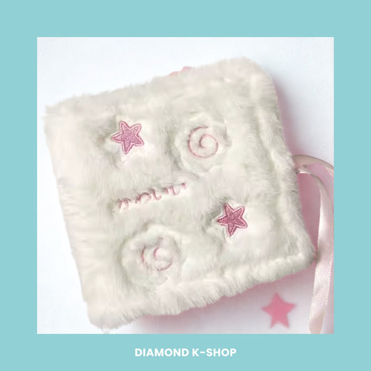 Binder - White Plush Star Fish