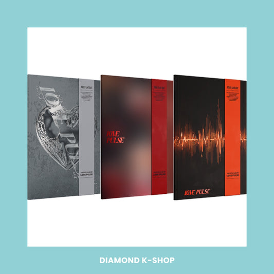 TREASURE - LOVE PULSE (Photobook ver.) + POB Oficial