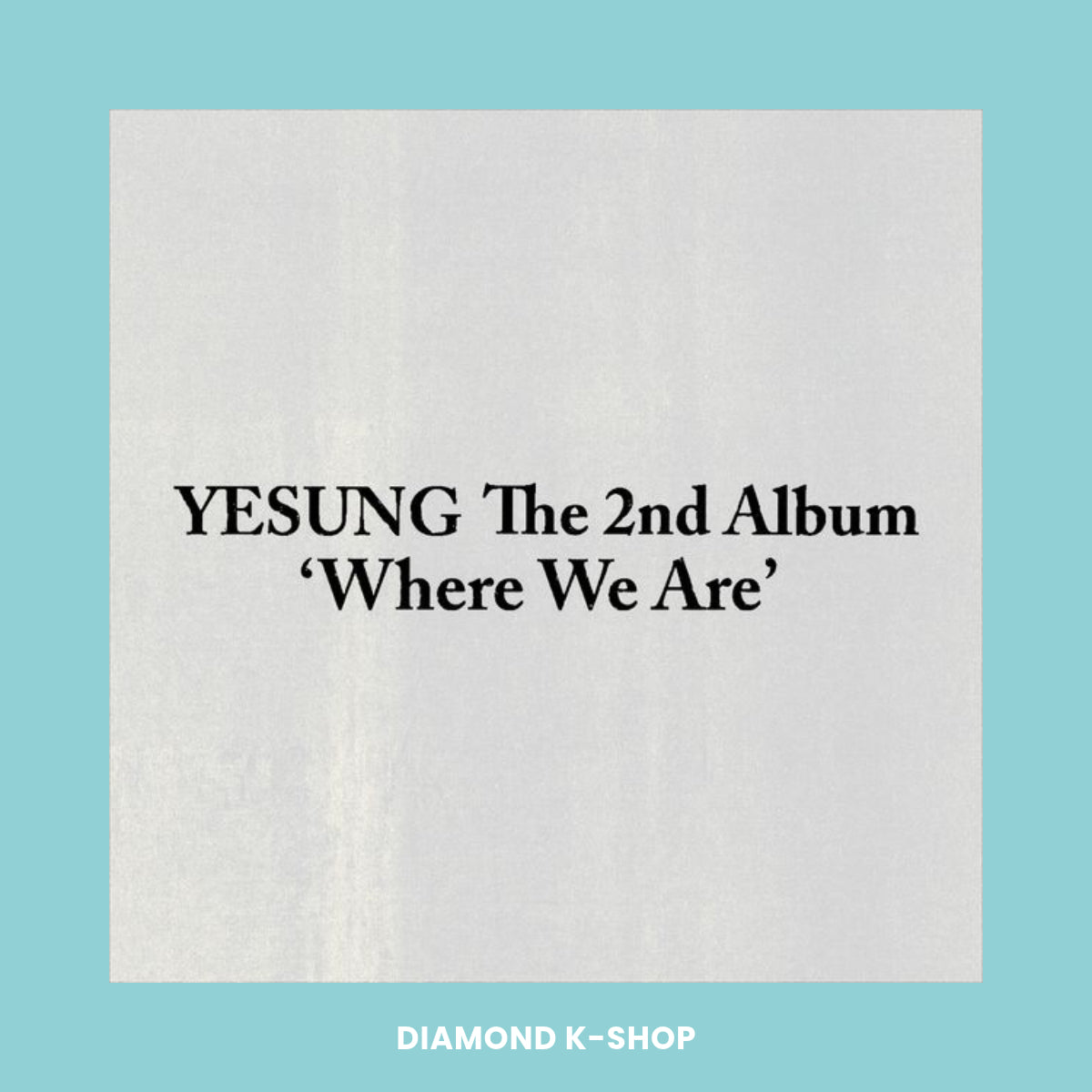 SUPER JUNIOR: YESUNG - Where We Are (Photobook)