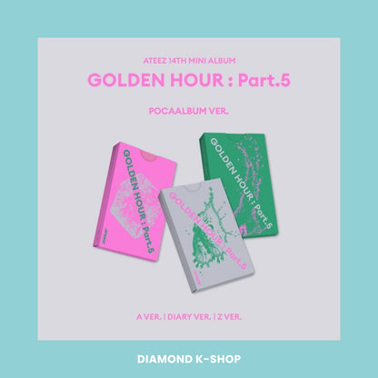 ATEEZ - GOLDEN HOUR: Part.5 (POCAALBUM ver.) + POB Oficial