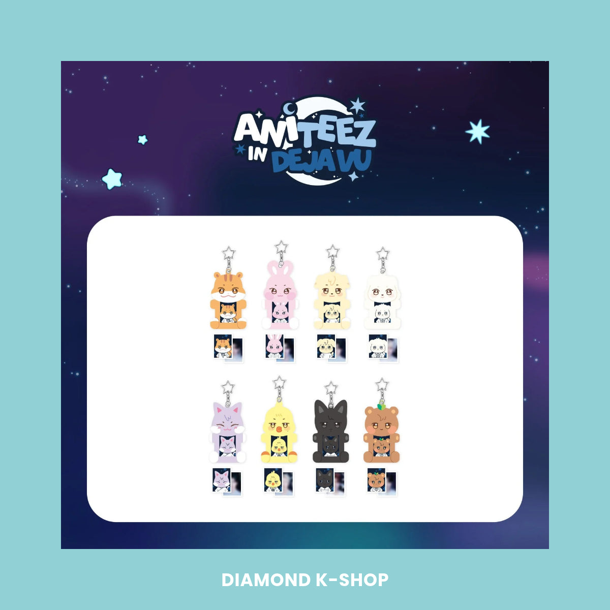 ATEEZ - ANITEEZ IN DEJA VU MD: ACRYLIC MAGNETIC ID PHOTO HOLDER
