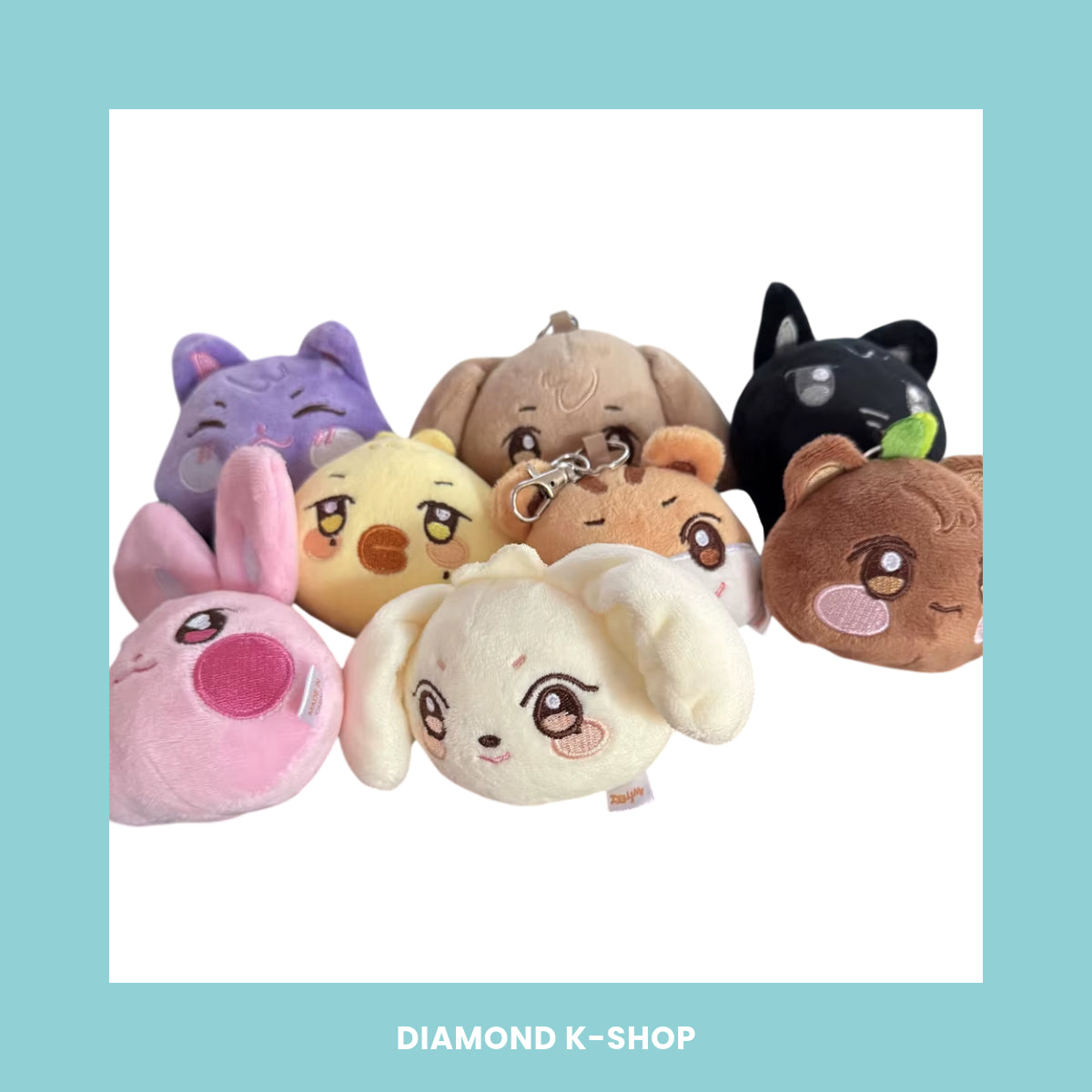 ANITEEZ - Head Keyring (Peluche)