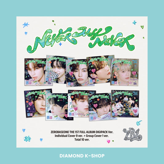 ZB1 - Never Say Never (Digipack ver.) + POB Oficial