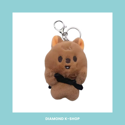 STRAY KIDS - SKZOO Plush Keyring (Capita negra)
