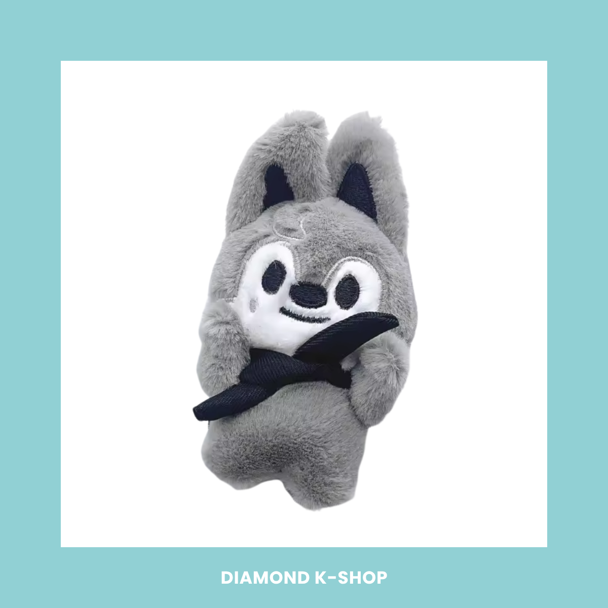 STRAY KIDS - SKZOO Plush Keyring (Capita negra)