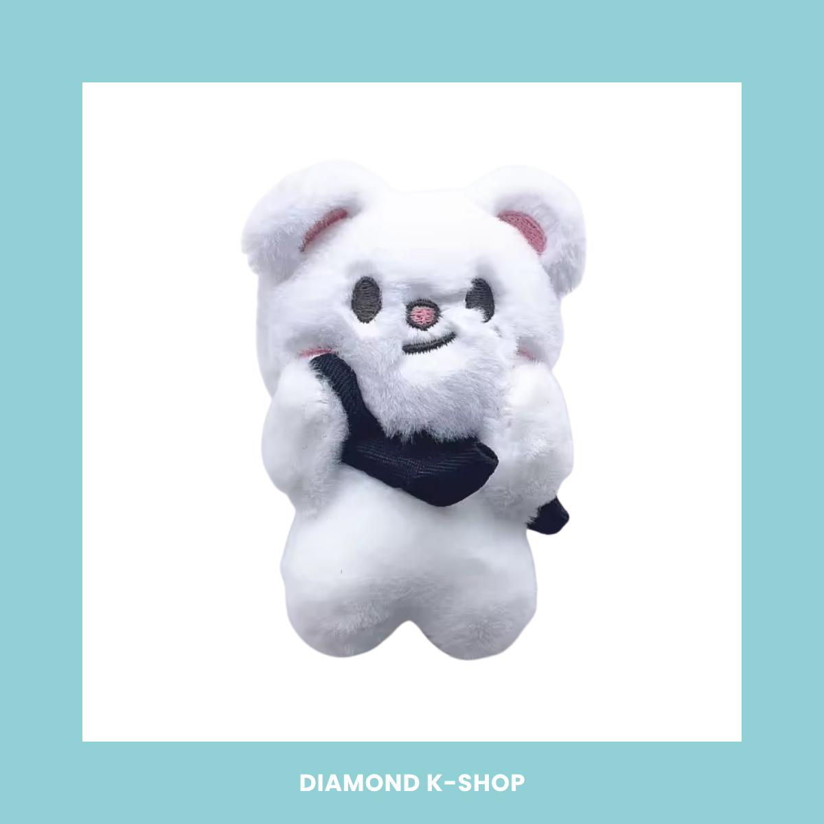 STRAY KIDS - SKZOO Plush Keyring (Capita negra)