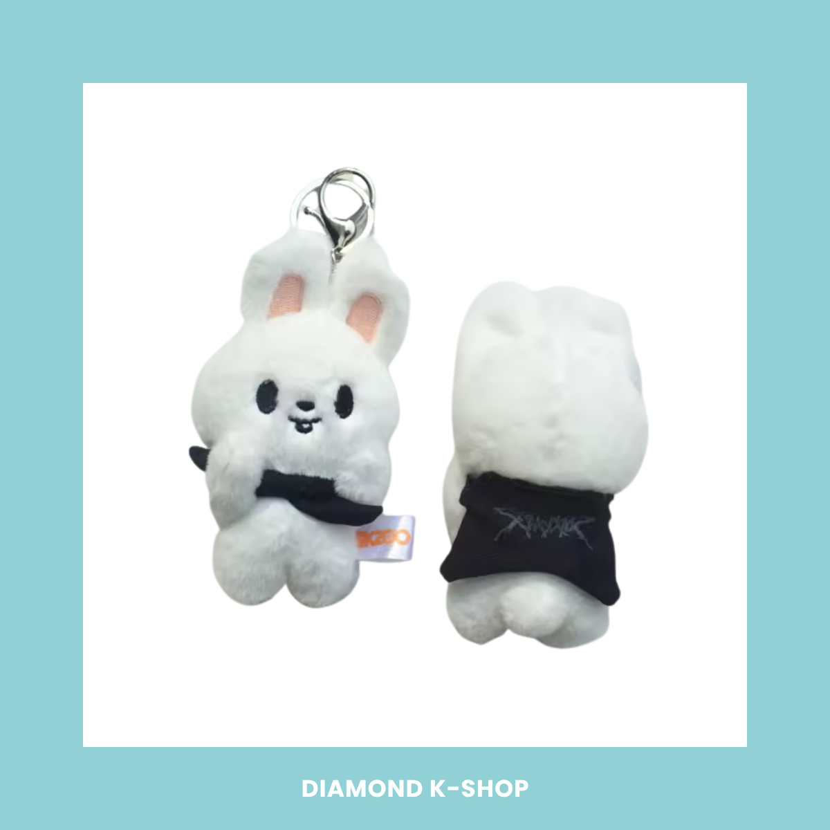 STRAY KIDS - SKZOO Plush Keyring (Capita negra)