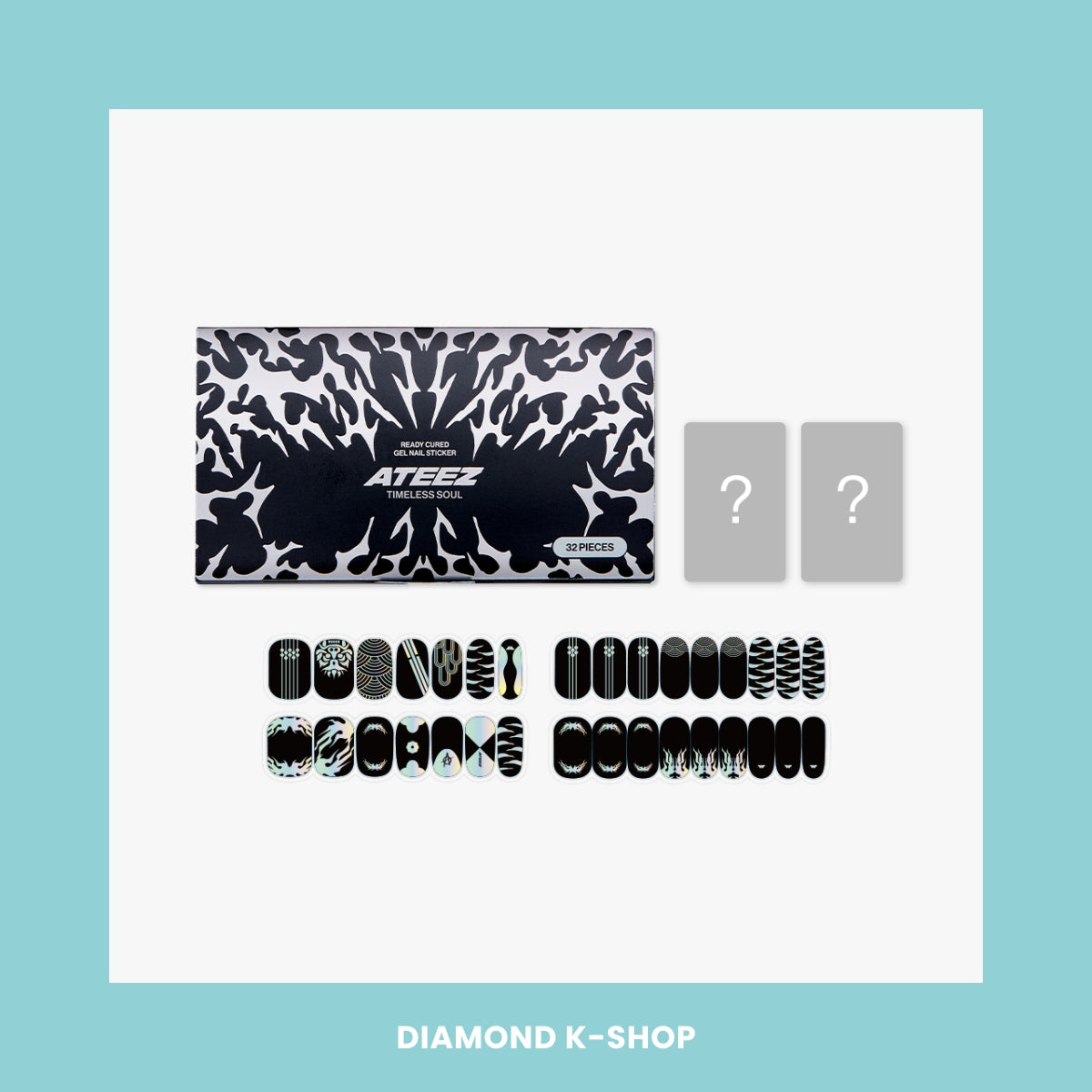 ATEEZ - "Fanplday" READY CURED GEL NAIL STICKER