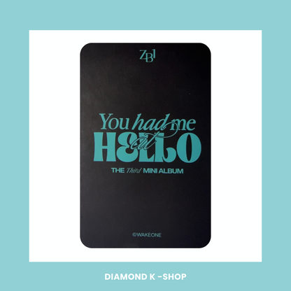 POB: ZB1 - You Had Me at Hello (Line Friends Pop-Up Store)
