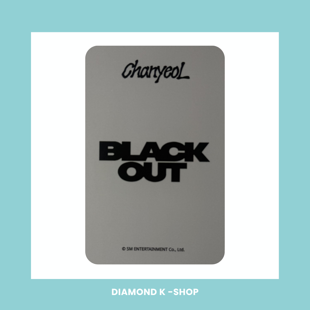 POB: EXO: CHANYEOL - Black out