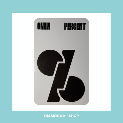 POB: SHINEE: ONEW - Percent (KAKAO)