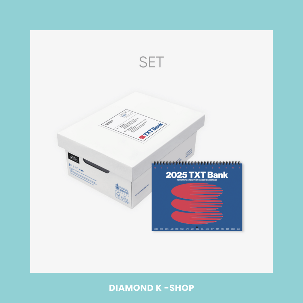 TXT Season's Greetings 2025 + Wall Calendar + POB Weverse Diamond K