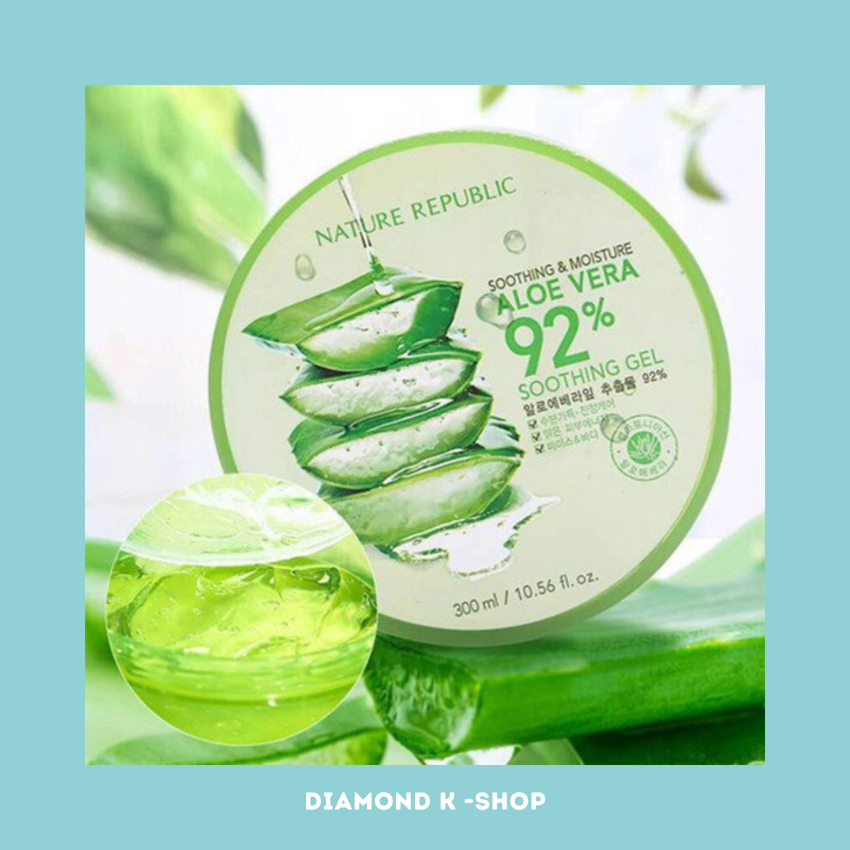 Nature Republic Soothing And Moisture Aloe Vera 92 Soothing Gel 300ml Diamond K Shop 7242